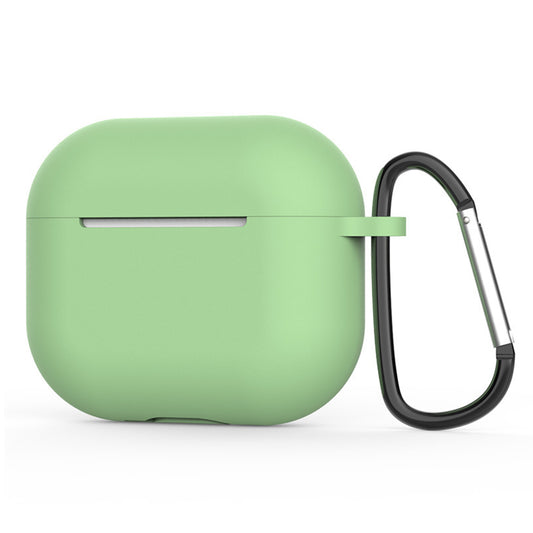 Techsuit silikonfodral för Apple AirPods 4, ljusgrönt