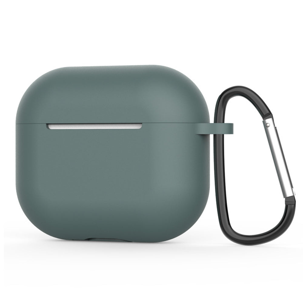 Techsuit silikonfodral för Apple AirPods 4, Mörkgrön