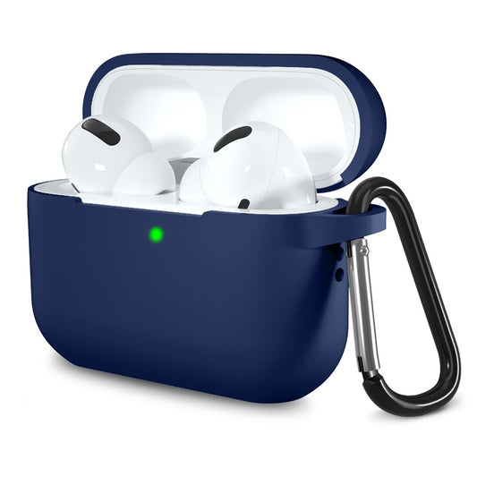 Techsuit silikonfodral för Apple AirPods Pro-serien, marinblå
