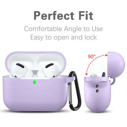 Techsuit silikonfodral för Apple AirPods Pro-serien, lila