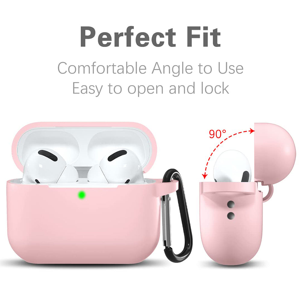 Techsuit silikonfodral för Apple AirPods Pro-serien, rosa