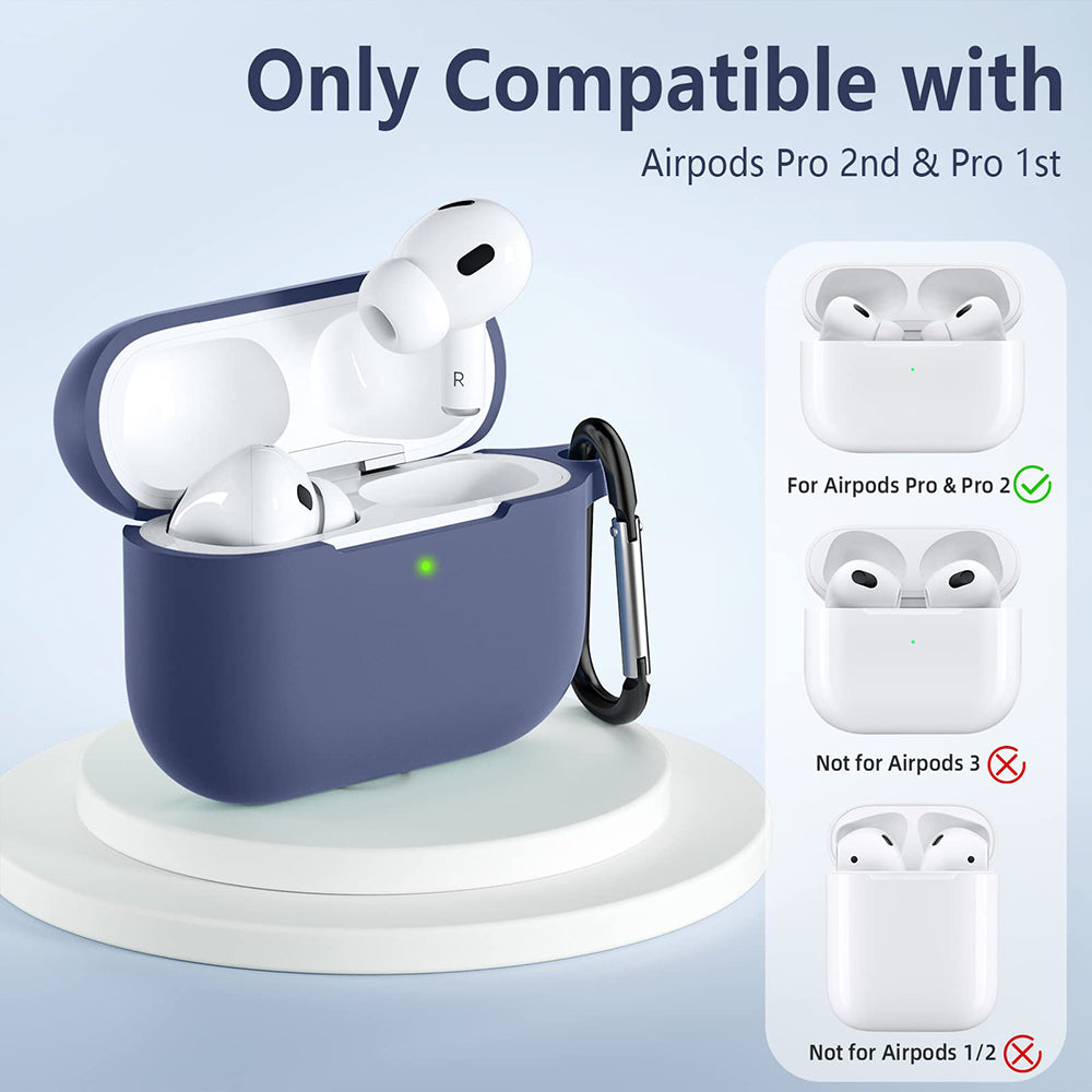 Techsuit silikonfodral för Apple AirPods Pro-serien, mörkgrönt