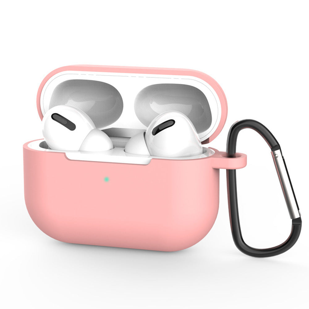 Techsuit silikonfodral för Apple AirPods Pro 3, Mörkrosa