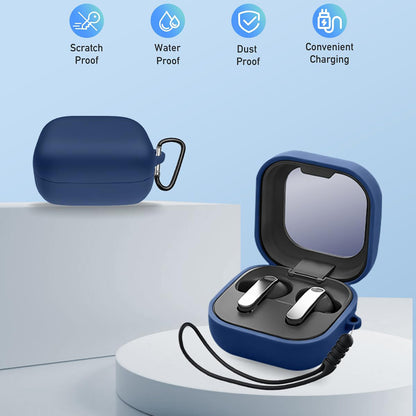 Techsuit Siliconefodral för Samsung Galaxy Buds4 / Buds4 Pro, Svart