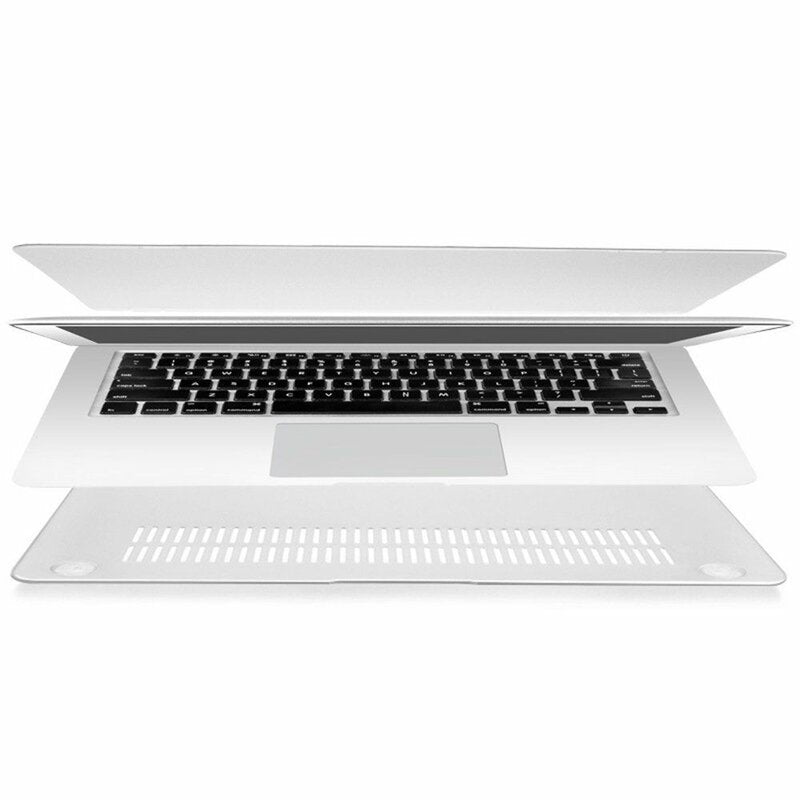 Techsuit UltraShell-fodral för Apple MacBook Air 13 tum (2017), Matt Transparent