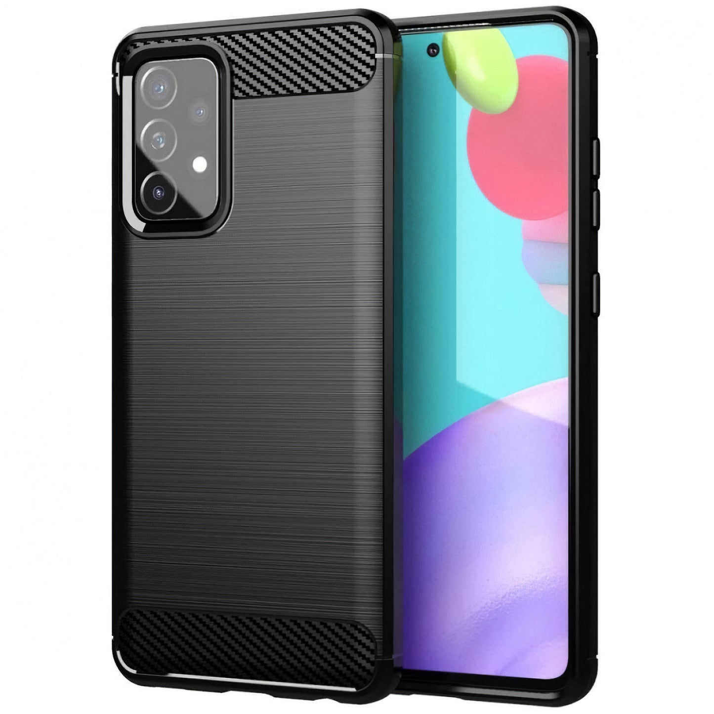 Fodral för Samsung Galaxy A53 5G A536, OEM, Kolfiber, Svart