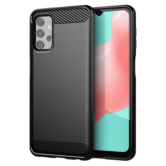 Fodral för Samsung Galaxy A32 A325, OEM, Kolfiber, Svart