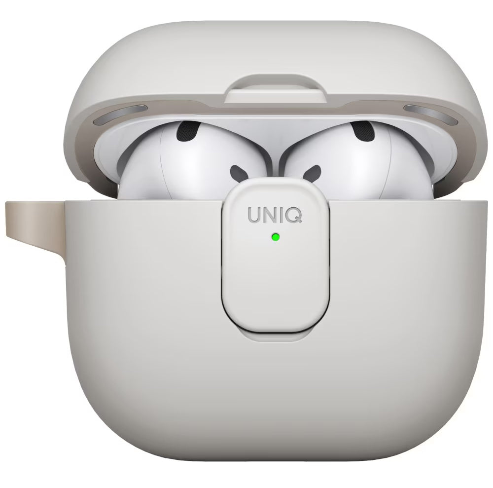 UNIQ Clyde fodral för Apple AirPods 4, Grå Beige