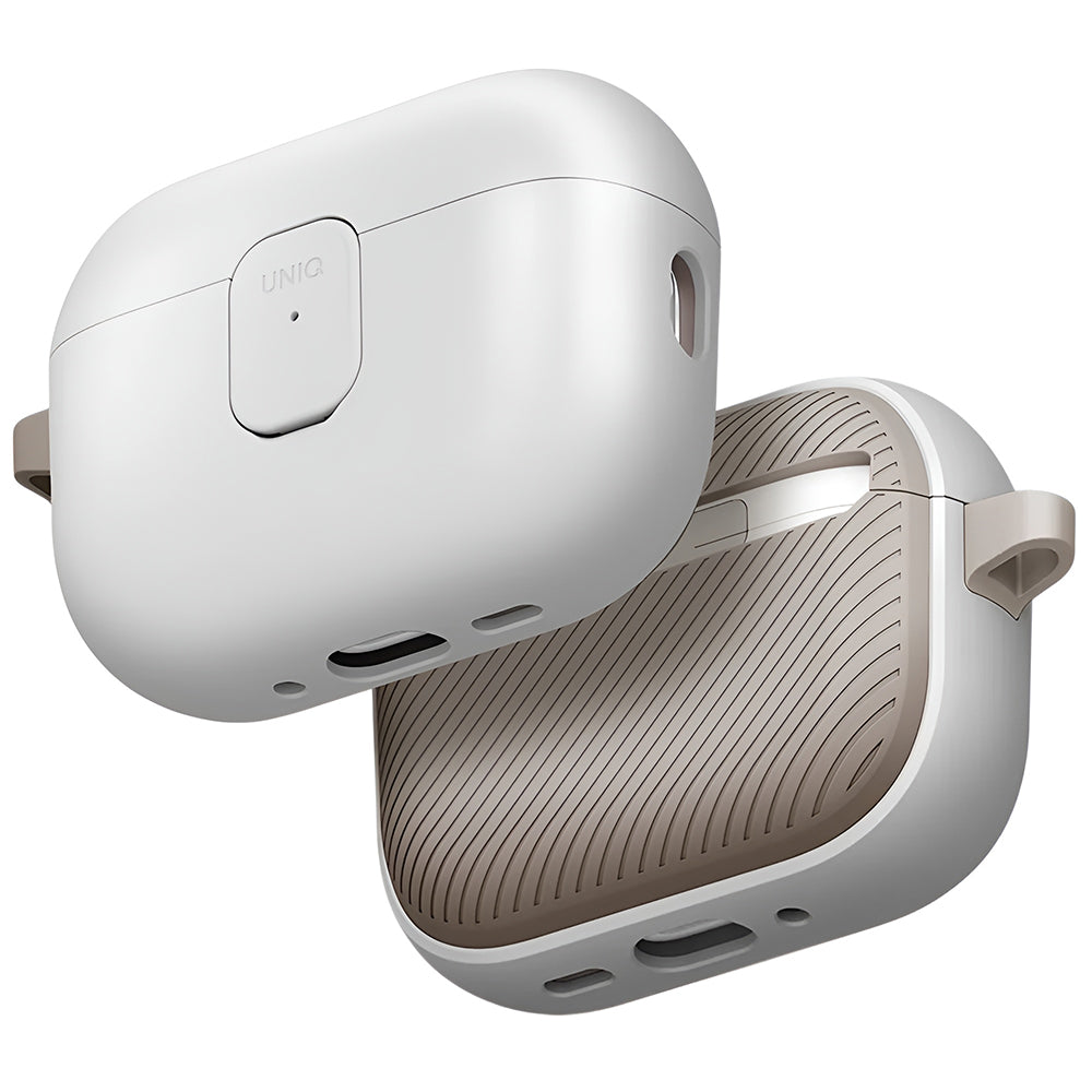 UNIQ Clyde-fodral för Apple AirPods Pro 3, Grå Beige