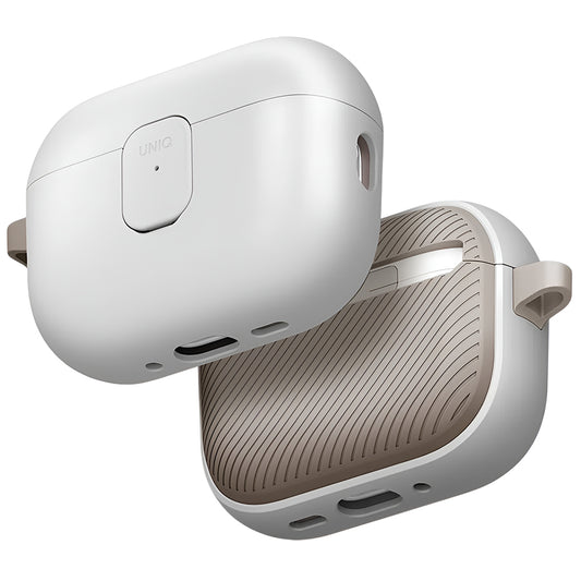 UNIQ Clyde-fodral för Apple AirPods Pro 3, Grå Beige