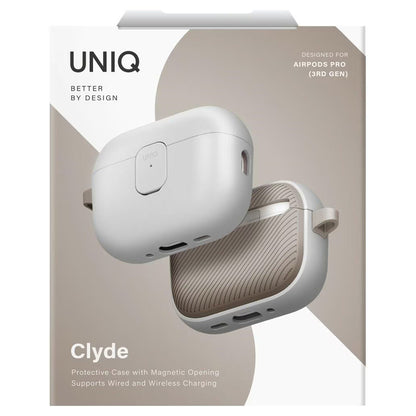 UNIQ Clyde-fodral för Apple AirPods Pro 3, Grå Beige