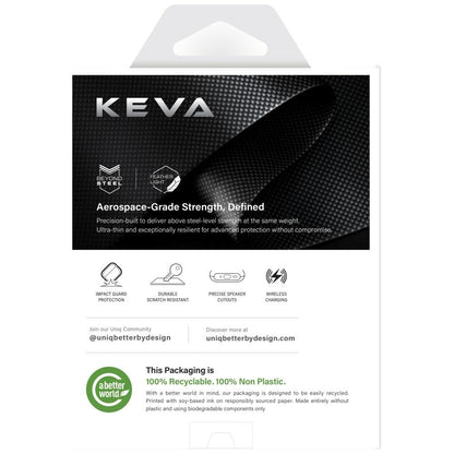 UNIQ Keva Prime fodral för Apple AirPods Pro 3, Svart