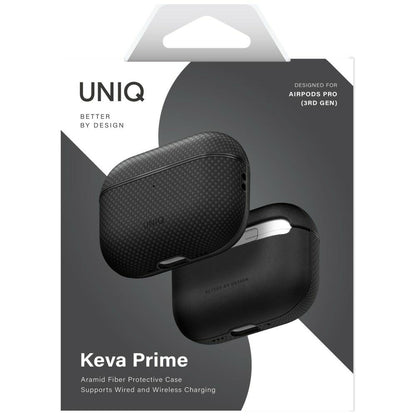 UNIQ Keva Prime fodral för Apple AirPods Pro 3, Svart