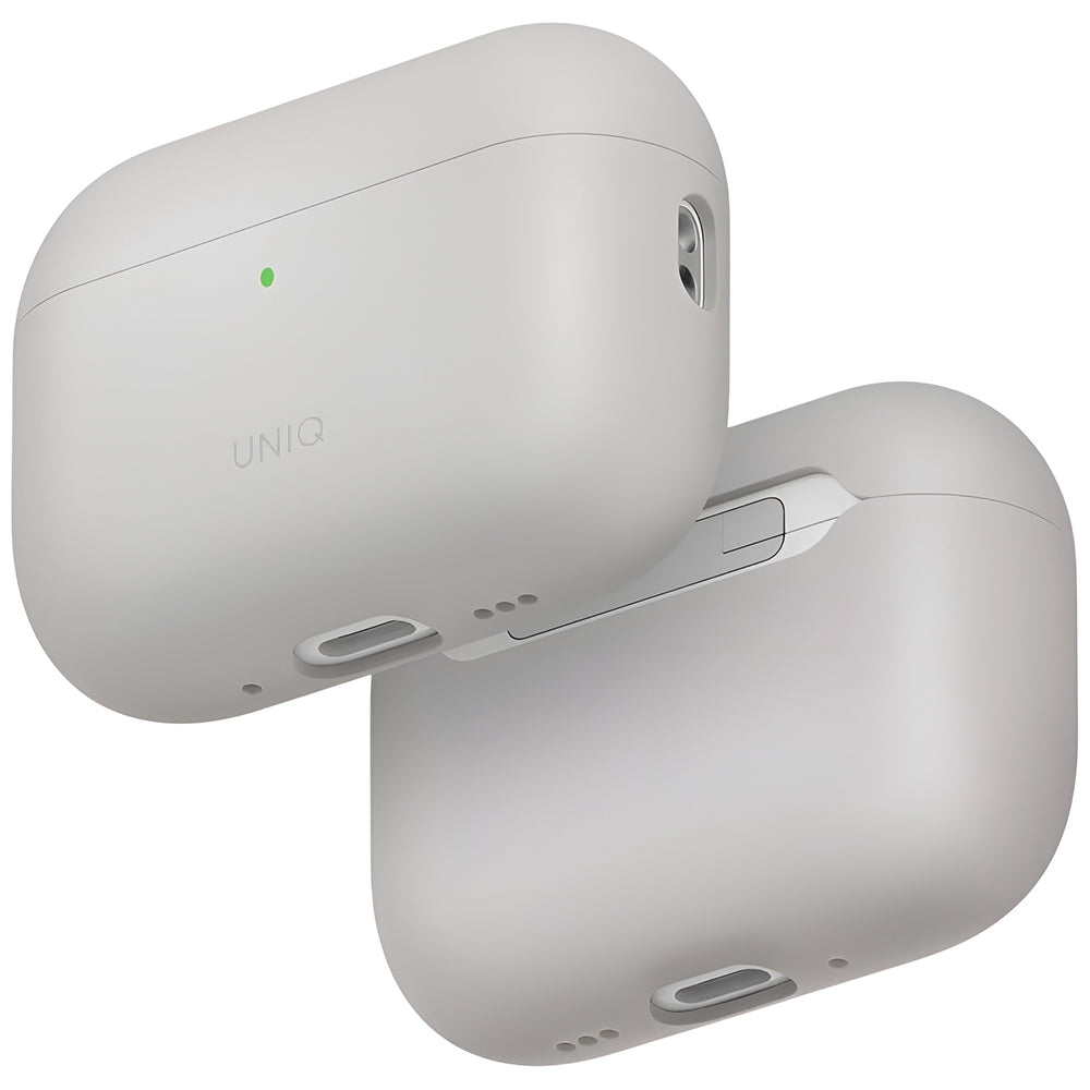UNIQ Lino-fodral för Apple AirPods Pro 3, Beige