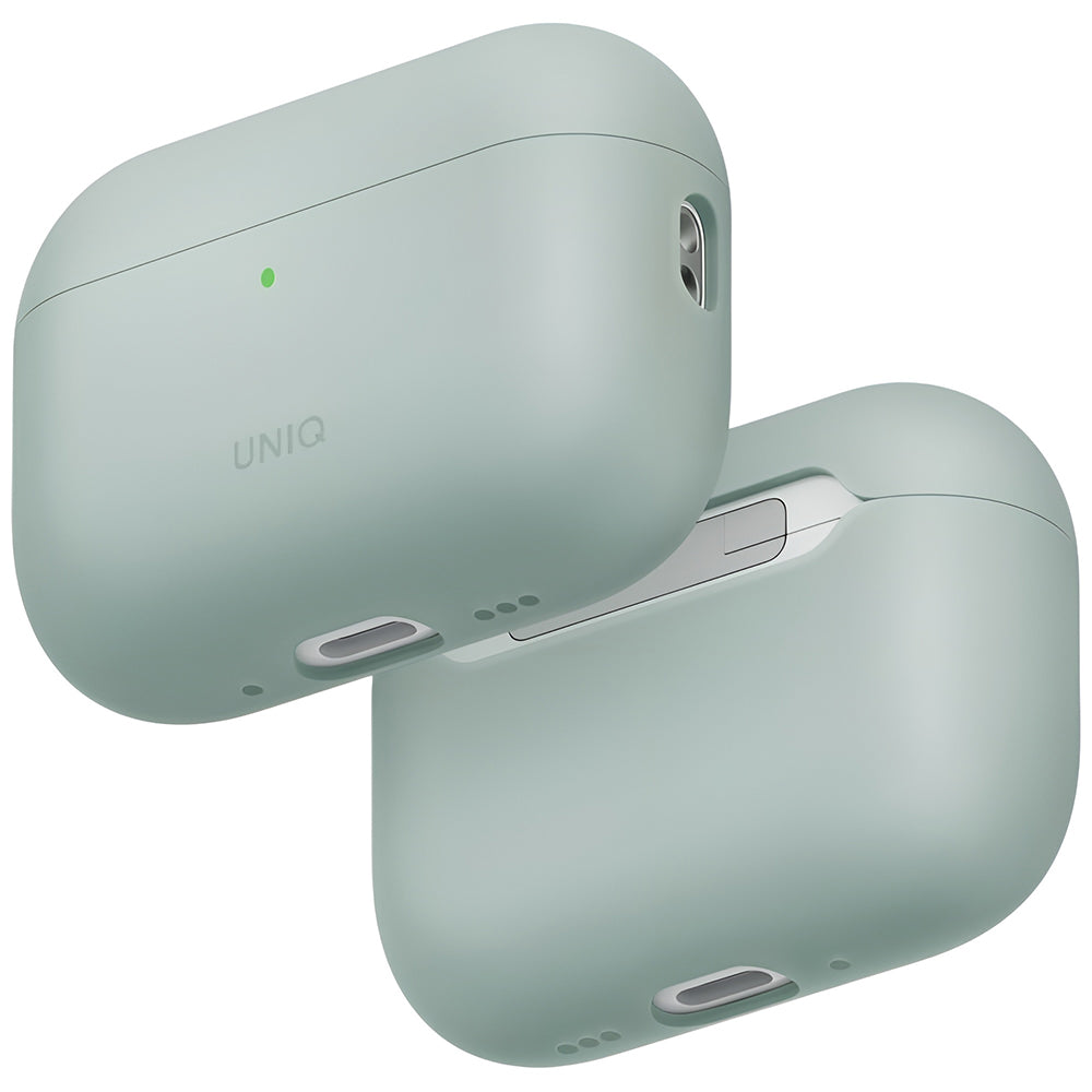 UNIQ Lino-fodral för Apple AirPods Pro 3, Mintgrön