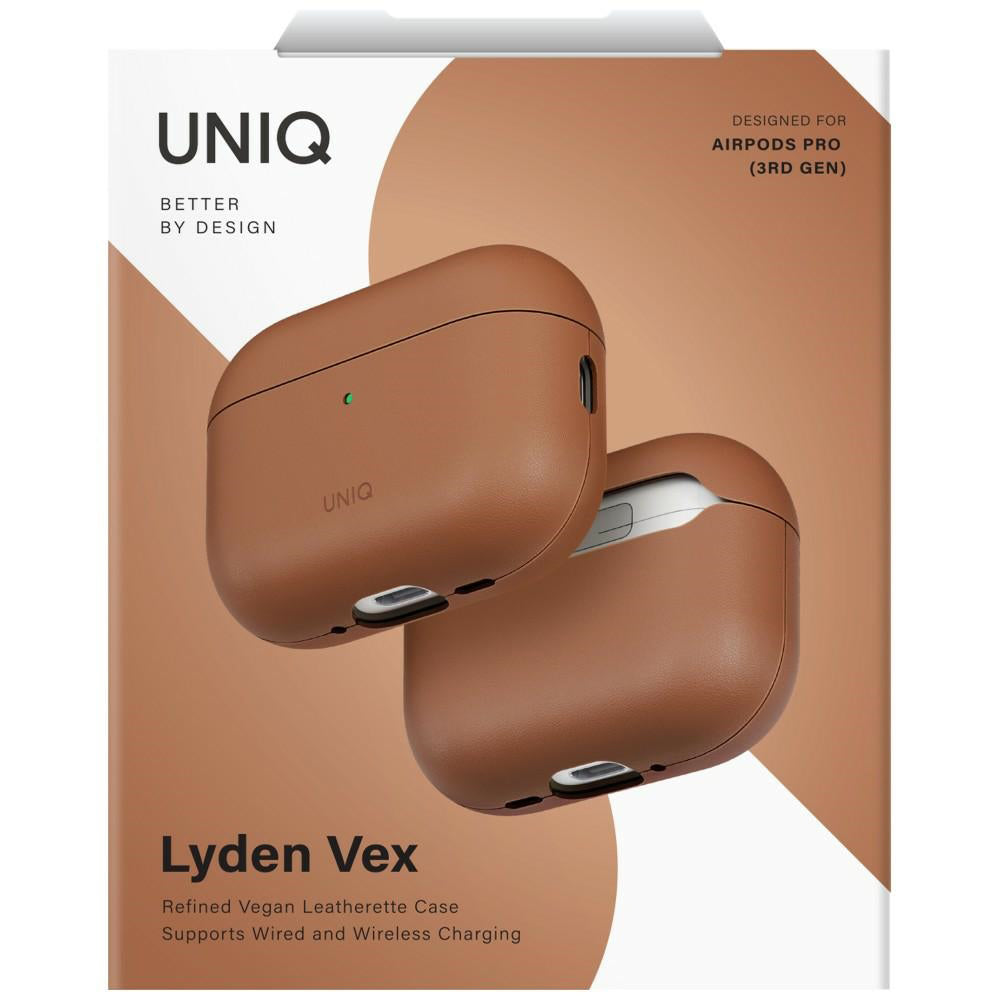 UNIQ Lyden Vex fodral för Apple AirPods Pro 3, Brun