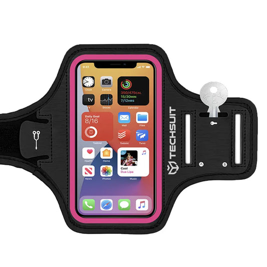 Universellt mobilfodral max. 6,8 tum, Techsuit, Sports TH20, Rosa