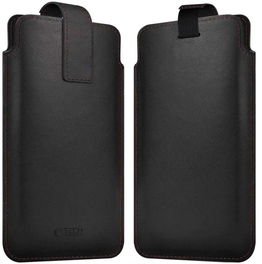 Universal Mobilskal, Tech-Protect, SM65, Svart Röd