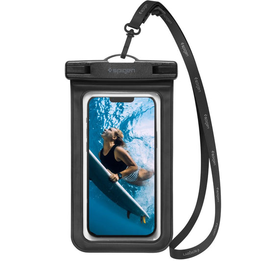 Universal Vattentät Fodral för Telefon 3.5inch - 7inch, Spigen, A601, Svart AMP04525