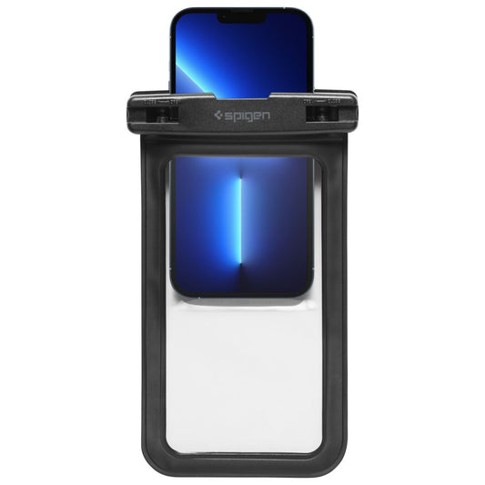 Universal Vattentät Fodral för Telefon max. 3.5inch - 7inch, Spigen, A601, Set med 2 stycken, Svart AMP04523