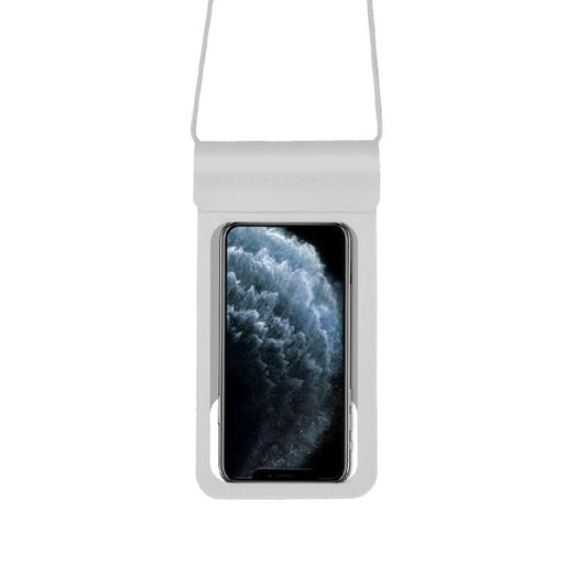 Universellt vattentätt fodral för telefon max. 6,8 tum, Techsuit, TWC1, Silver