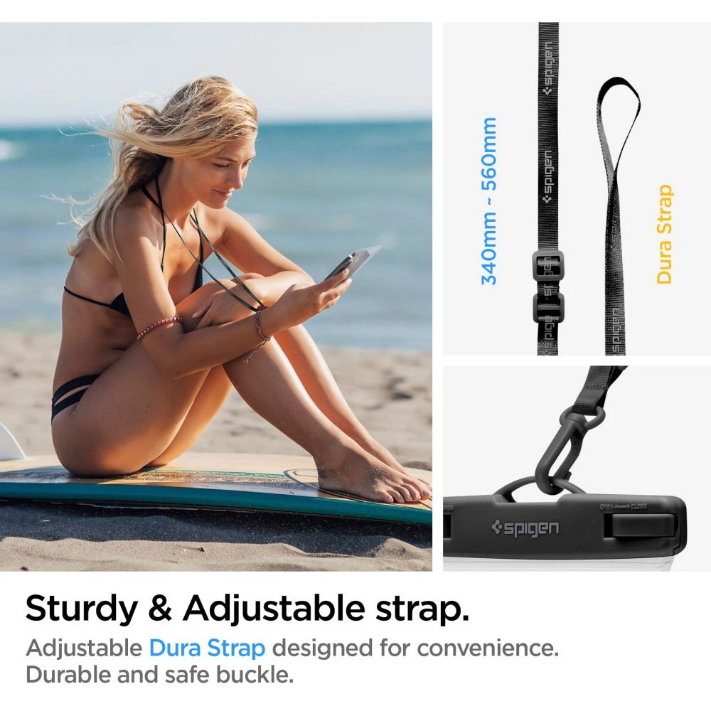 Universal Vattentät Fodral, Spigen, A601, Transparent