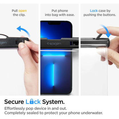 Universal Vattentät Fodral, Spigen, A601, Transparent