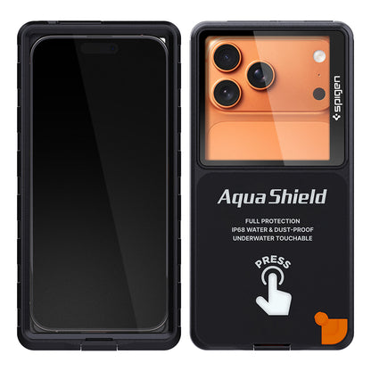 Universellt vattentätt fodral Spigen, Aqua Shield A604, svart ACS11675