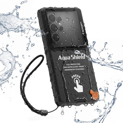 Universellt vattentätt fodral Spigen, Aqua Shield A604, svart ACS11675