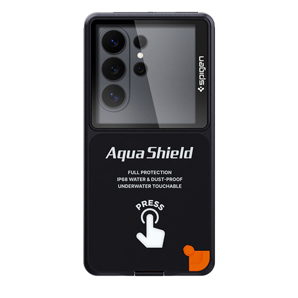 Universellt vattentätt fodral Spigen, Aqua Shield A604, svart ACS11675