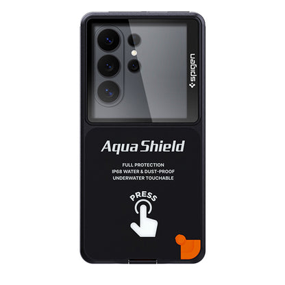 Universellt vattentätt fodral Spigen, Aqua Shield A604, svart ACS11675