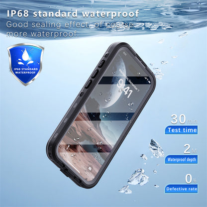 Vattentät fodral för Apple iPhone 16, ShellBox, Svart