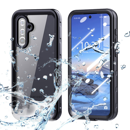 Vattentät fodral för Samsung Galaxy A36 A366, ShellBox, Svart