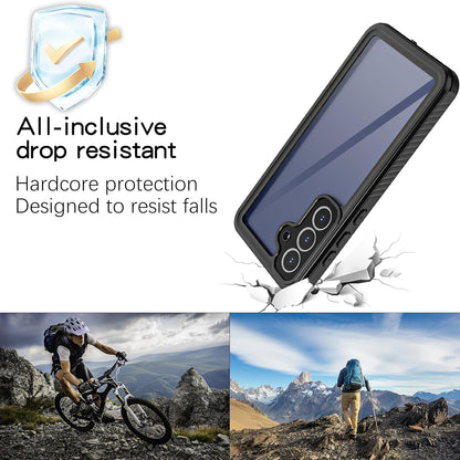 Vattentätt fodral för Samsung Galaxy S25 FE, ShellBox, Svart