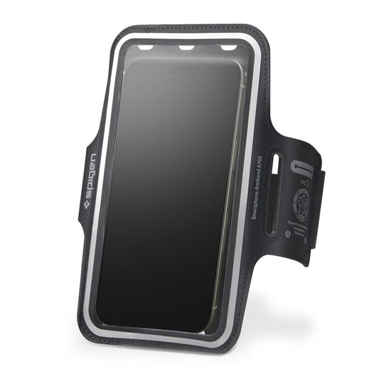Universellt vattentätt fodral för telefon max. 6,9 tum, Spigen, Dynamic Shield, svart AMP07187