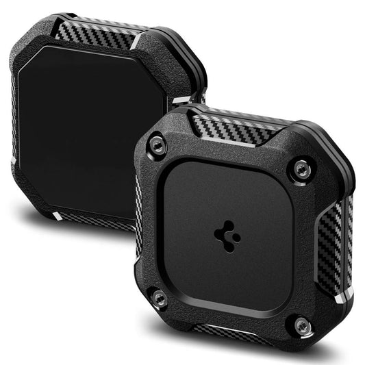 Vattentätt Spigen Tough Armor-skal för Apple AirTag, Svart ACS09781