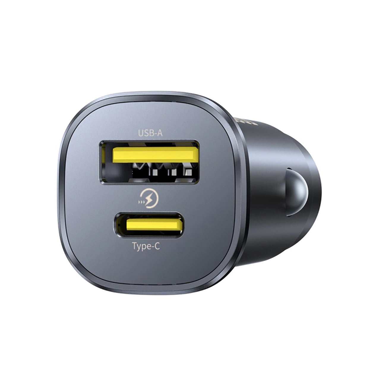 Bil laddare Baseus GoTrip, 30W, 3A, 1 x USB-A - 1 x USB-C, Svart