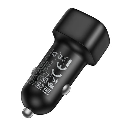 Bil laddare Borofone BZ34 Cloud, 18W, 3A, 1 x USB-A, Svart