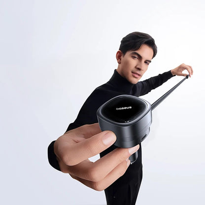 Bil laddare med USB-C kabel Baseus PrimeTrip VR1, 60W, 3A, 1 x USB-A - 1 x USB-C, Svart C00069001121-00