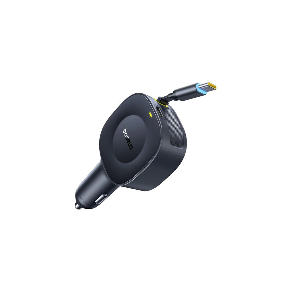 Bil laddare med USB-C kabel Baseus PrimeTrip VR2, 30W, 3A, 1 x USB-C, Svart C0206400