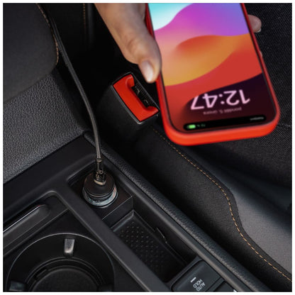 Bil laddare Fixed, 30W, 3A, 1 x USB-C, Svart