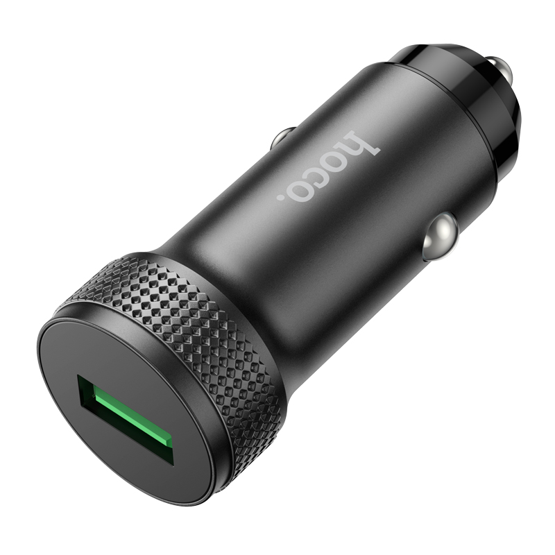 Bil-laddare HOCO Z49A, 18W, 3A, 1 x USB-A, Svart