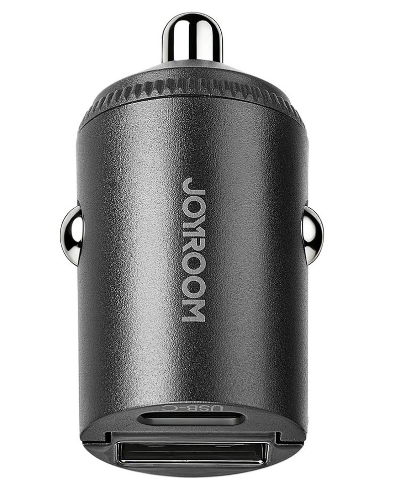 Bil-laddare Joyroom JR-CCN18, 65W, 1 x USB-A - 1 x USB-C, Svart