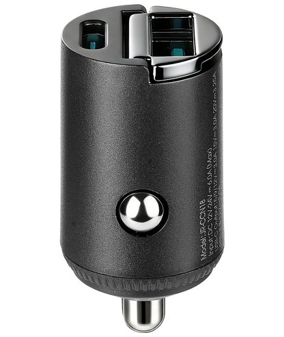 Bil-laddare Joyroom JR-CCN18, 65W, 1 x USB-A - 1 x USB-C, Svart