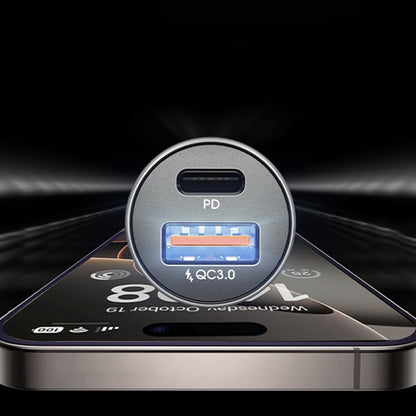 Bil laddare Lisen, 51W, 3A, 1 x USB-A - 1 x USB-C, Set med 2 stycken, Svart YL0223080037