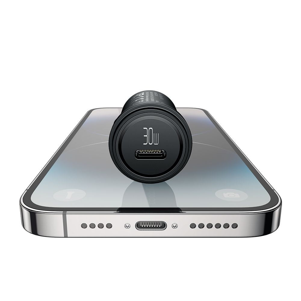 Bil laddare McDodo CC-7491 Obsidian, 30W, 3A, 1 x USB-C, Svart