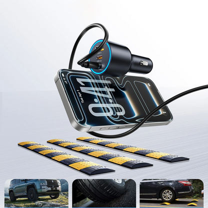 Orico HyperDrive Billaddare, 165W, 5A, 1 x USB-A - 2 x USB-C, Svart