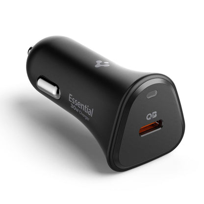 Bil laddare Spigen EV301 Essential, 30W, 3A, 1 x USB-C, Svart