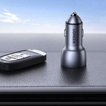 Billaddare UGREEN CD213, 36W, 3A, 2 x USB-A, Grå 