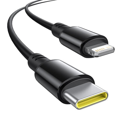 Bil laddare med USB-C / Lightning-kabel Baseus Circular, 60W, 3A, 1 x USB-A - 1 x USB-C, Svart C00035902121-00